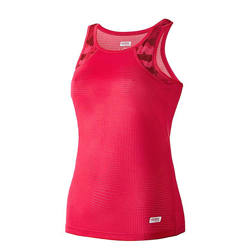 42k running ares sleeveless t-shirt rose xl femme