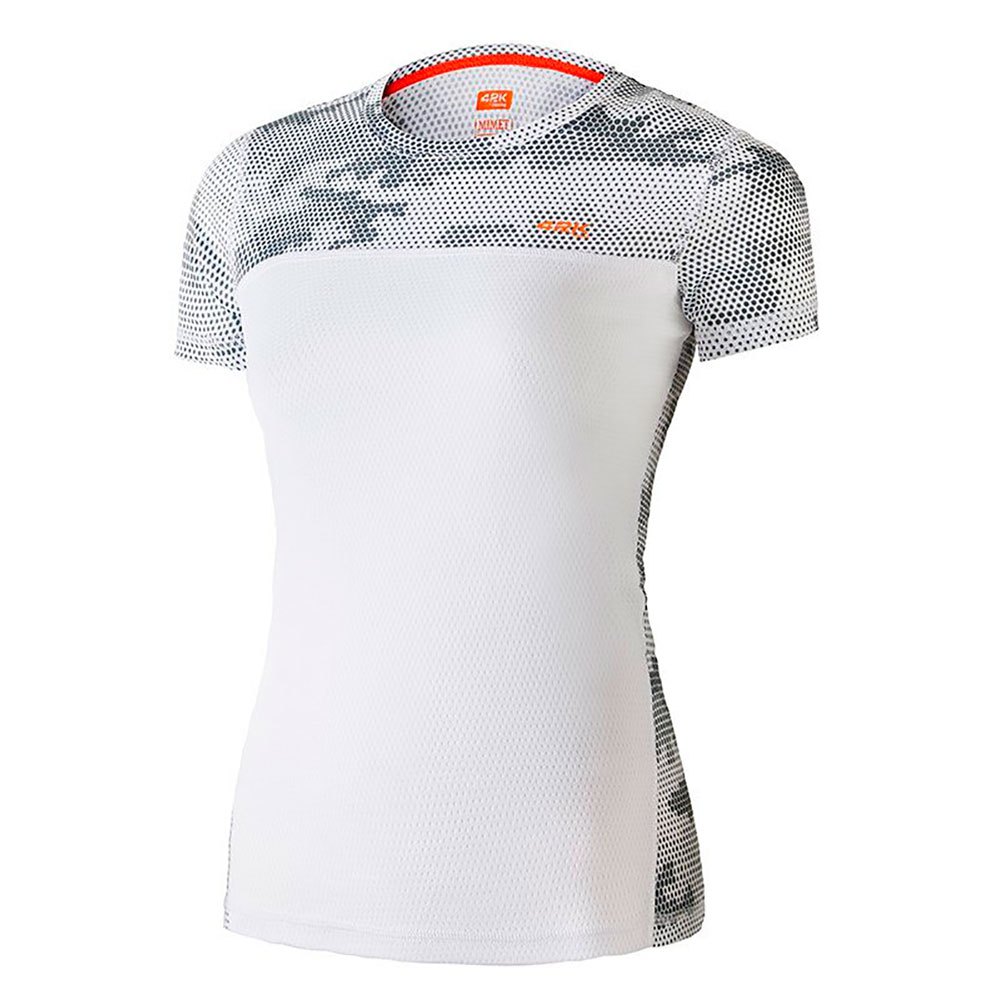 42k running mimet short sleeve t-shirt blanc s femme