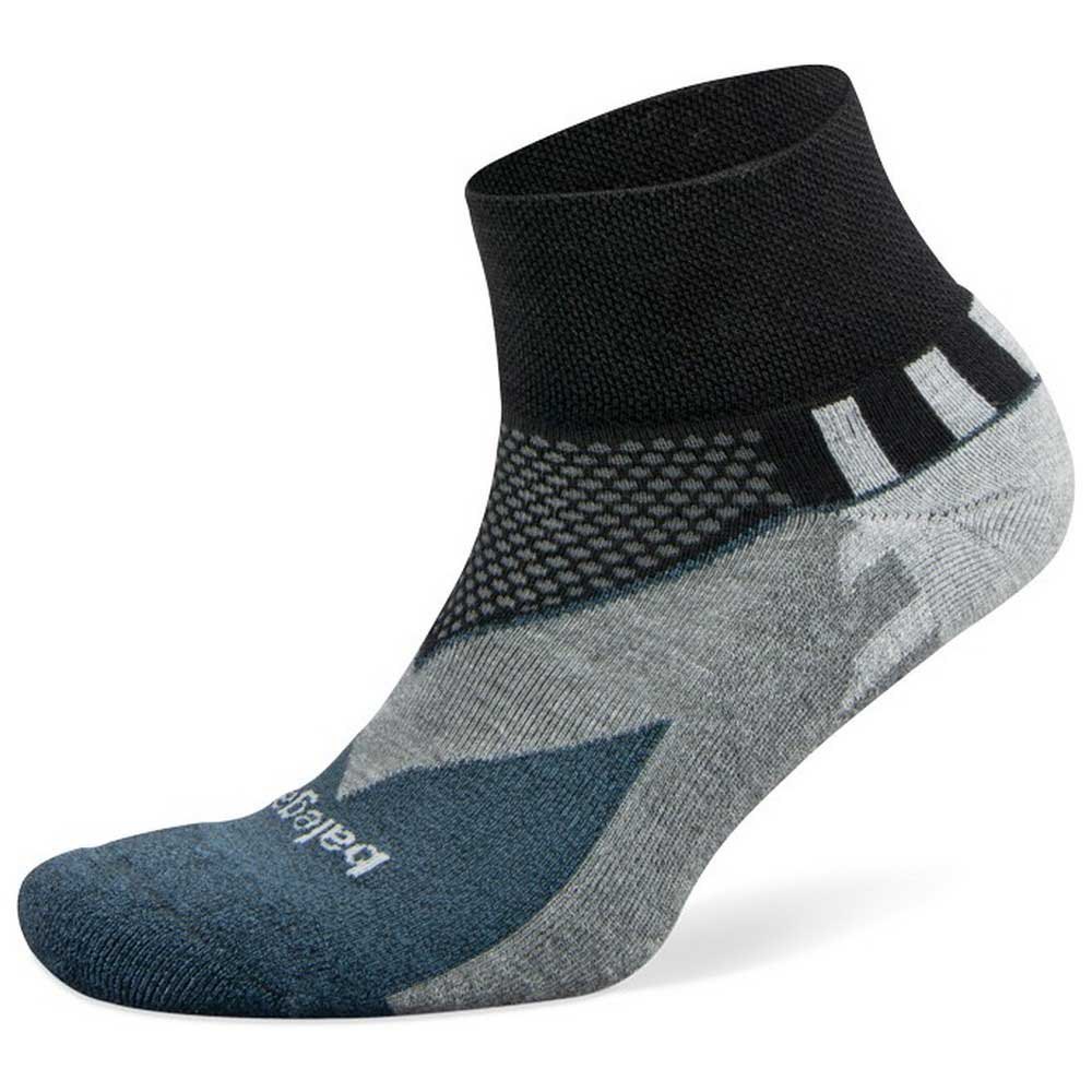 balega enduro quarter short socks gris eu 46-48 1/2 homme