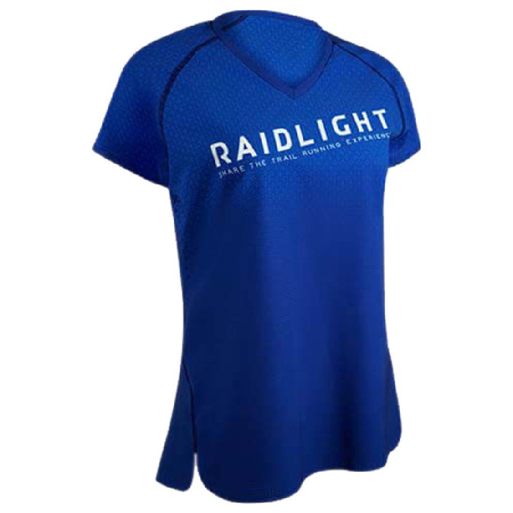 raidlight coolmax eco short sleeve t-shirt bleu l femme