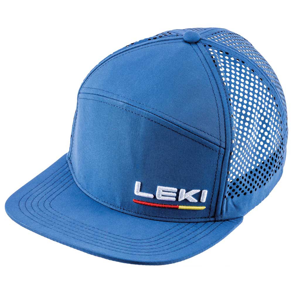 leki logo mesh cap bleu  femme