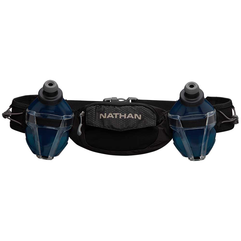 nathan trail-mix plus 2 600ml waist pack bleu