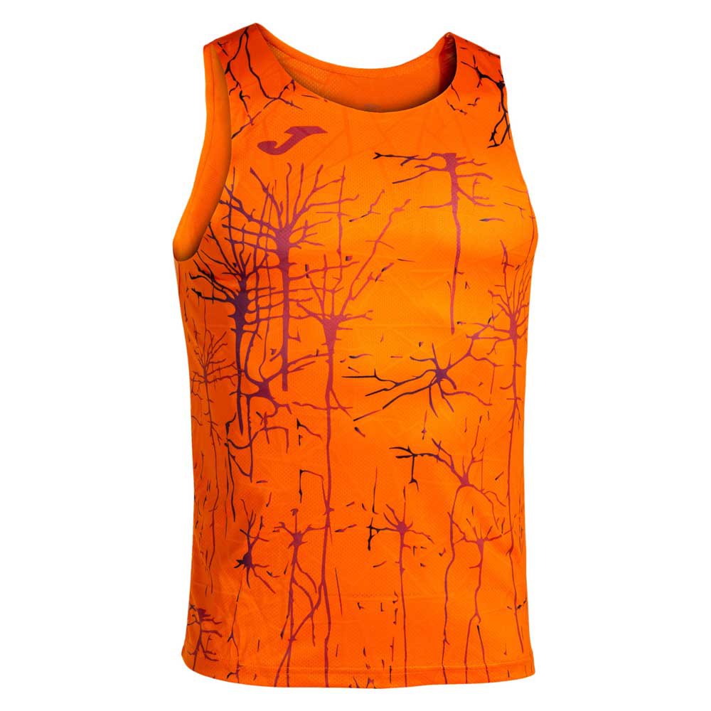 joma elite ix sleeveless t-shirt orange 11-12 years garçon