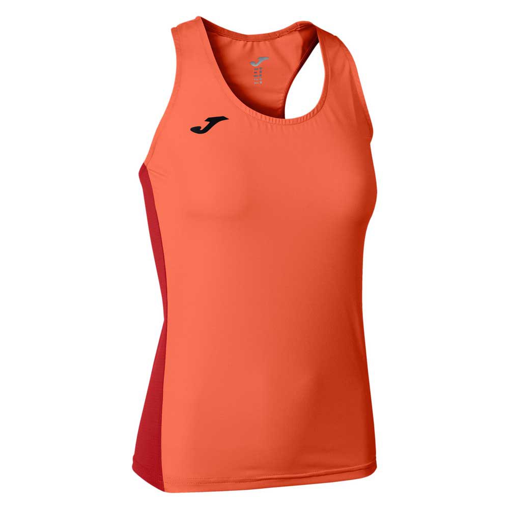 joma r-winner sleeveless t-shirt orange l femme
