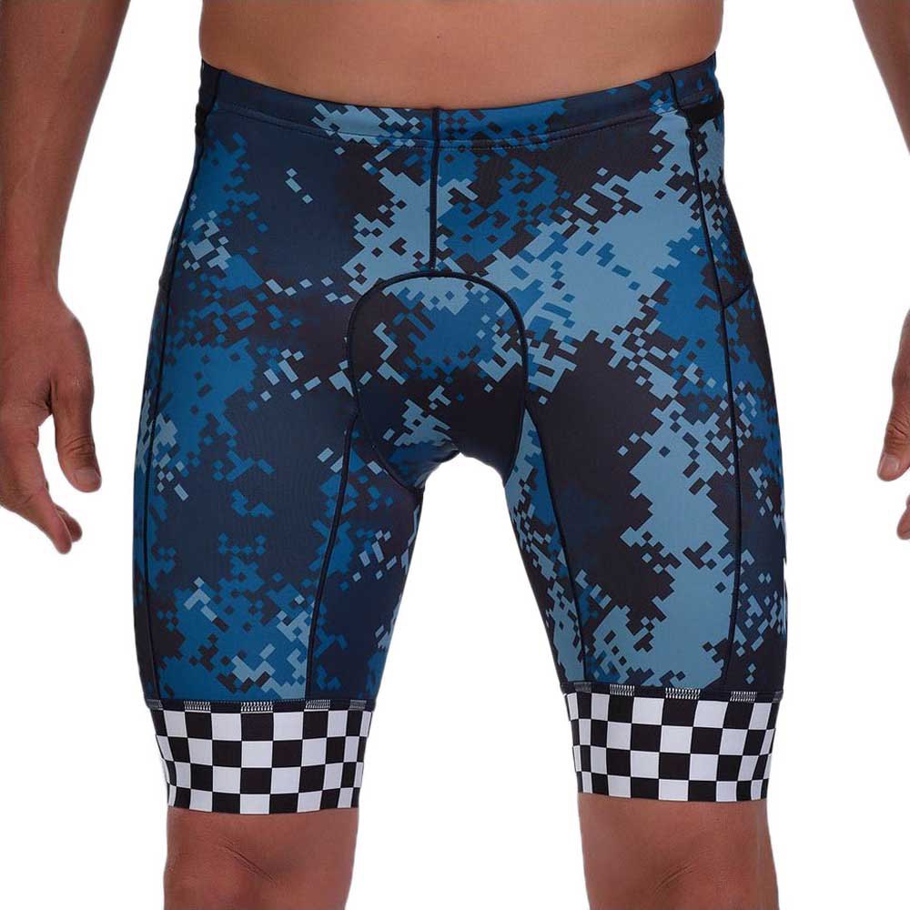 zoot race division short leggings 9 inch bleu s homme