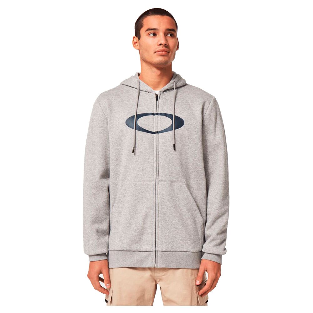 oakley apparel ellipse full zip sweatshirt gris 2xl homme