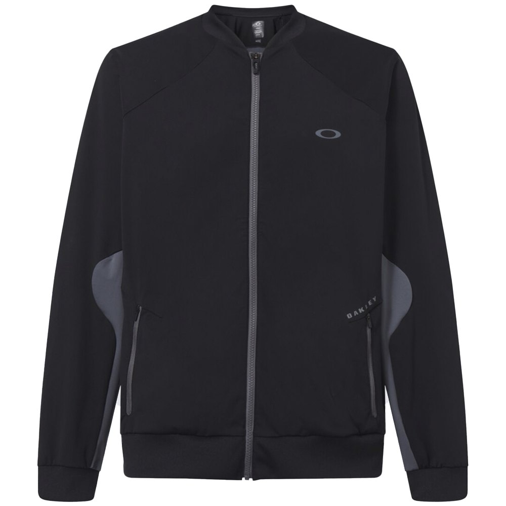 oakley apparel latitude bomber full zip sweatshirt noir xl homme