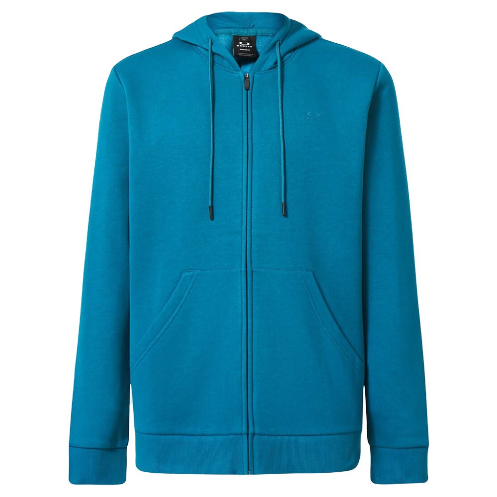 oakley apparel relax full zip sweatshirt bleu m homme