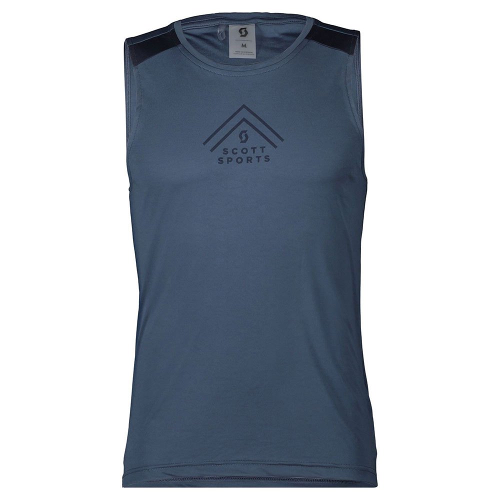 scott endurance tech sleeveless t-shirt bleu 2xl homme