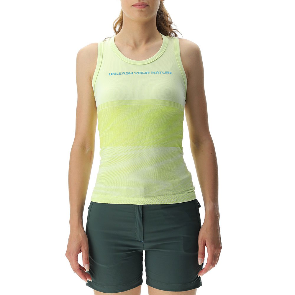 uyn crossover sleeveless t-shirt vert xs femme