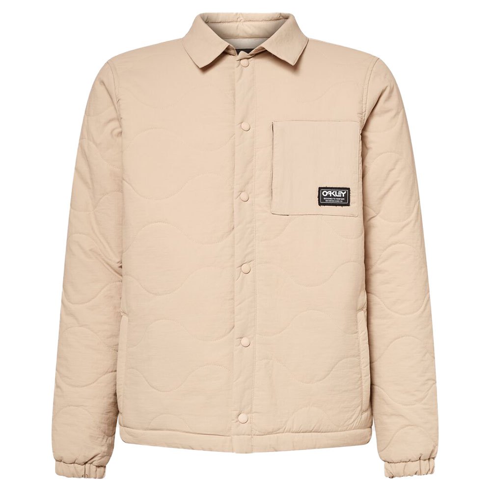 oakley apparel quilted sherpa jacket beige l homme