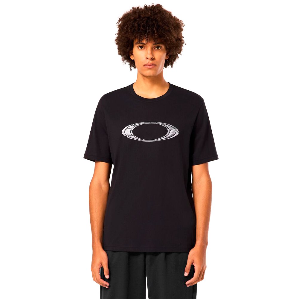 oakley apparel mtl liquid ellipse short sleeve t-shirt noir l homme