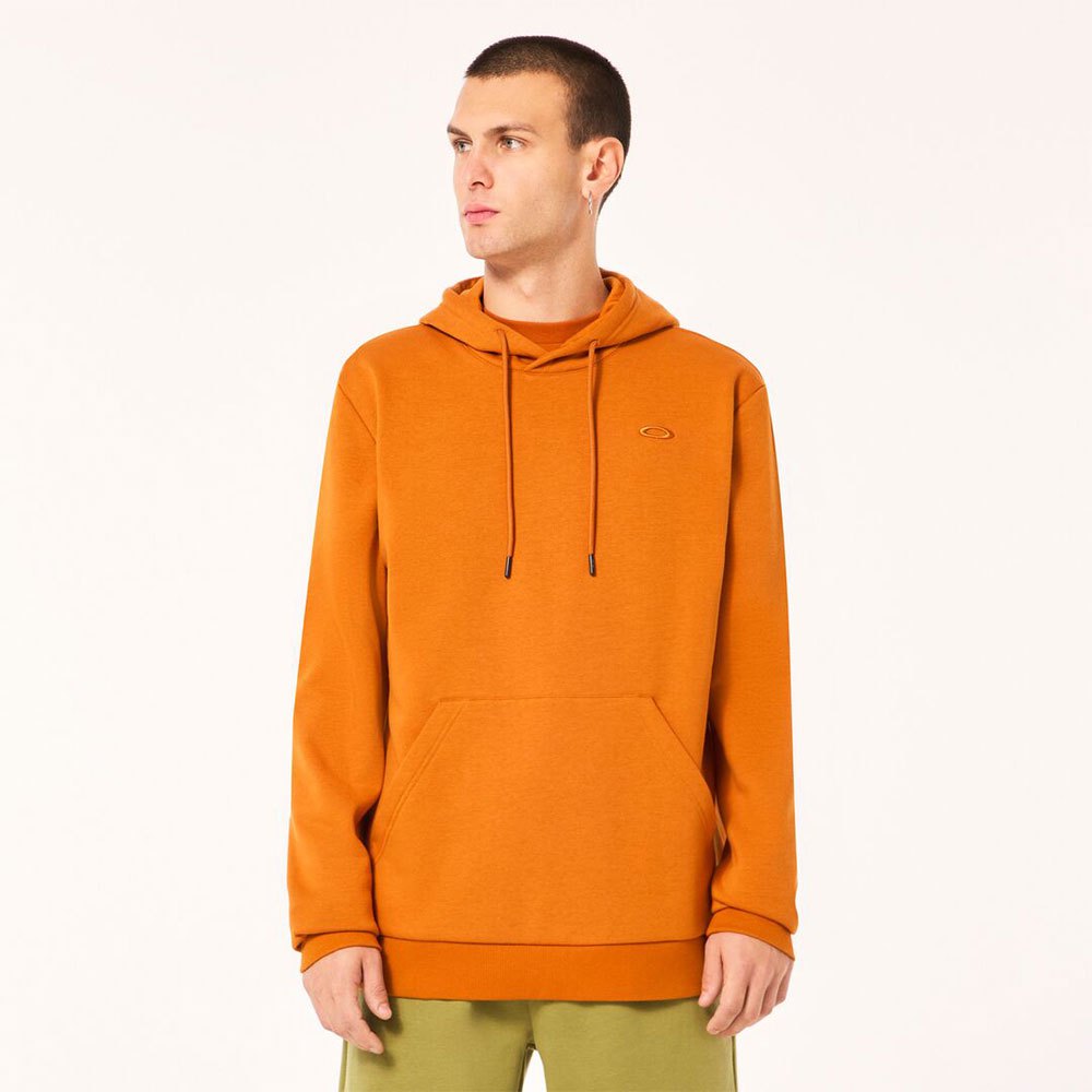 oakley apparel relax pullover 2.0 hoodie orange m homme