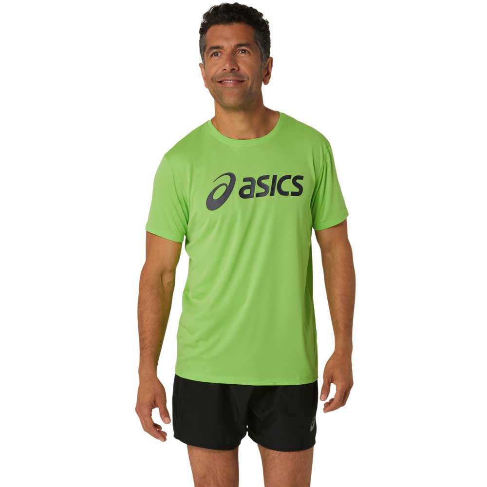 asics core top short sleeve t-shirt vert s homme