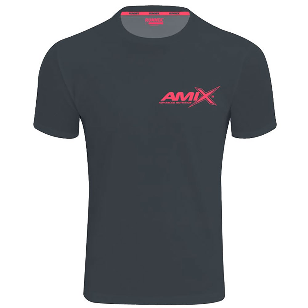 amix runfit short sleeve t-shirt gris s homme