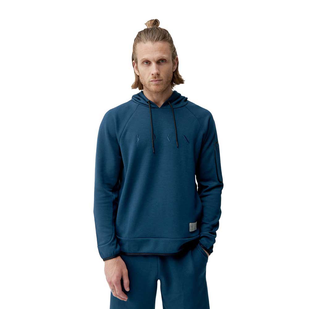 born living yoga amur hoodie bleu s homme