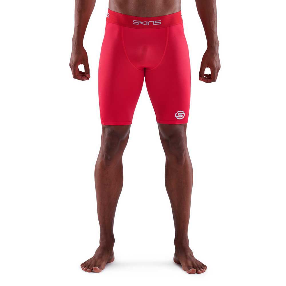 skins series-1 compression shorts rouge l homme