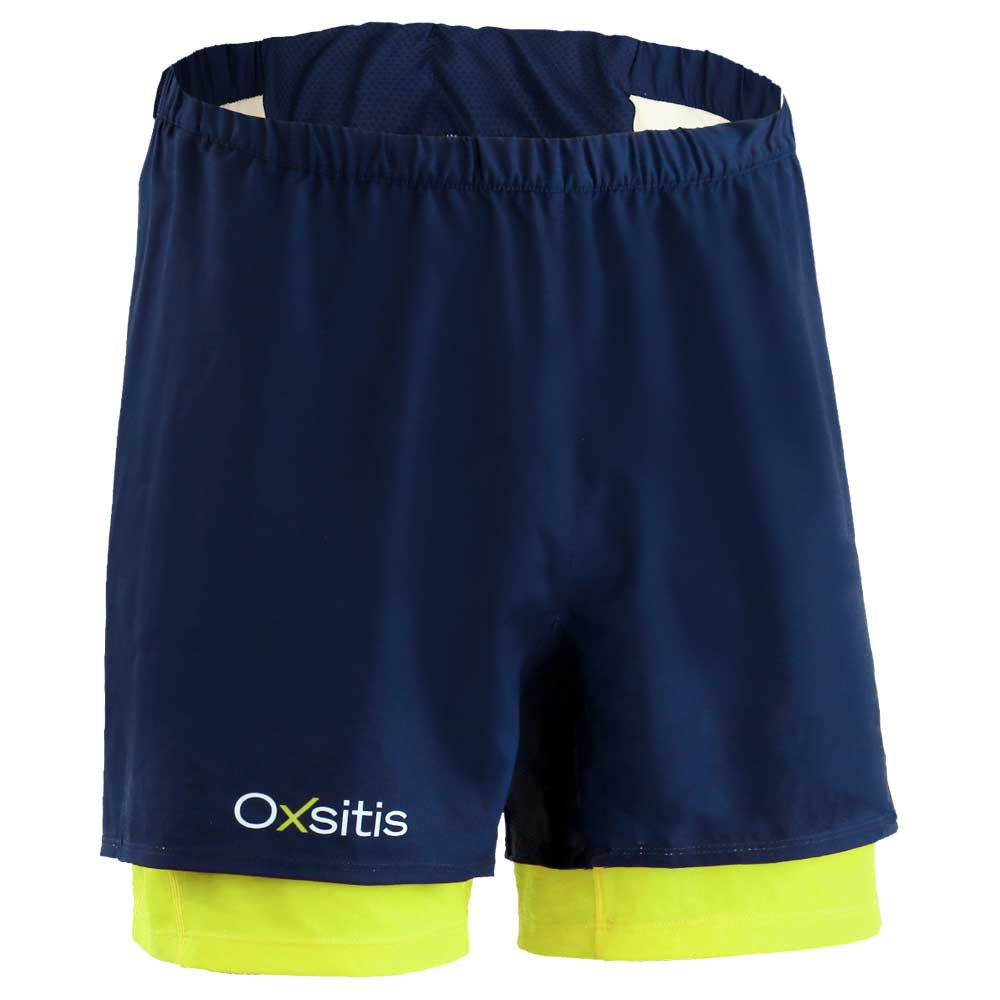 oxsitis 2 en 1 origin shorts bleu s homme