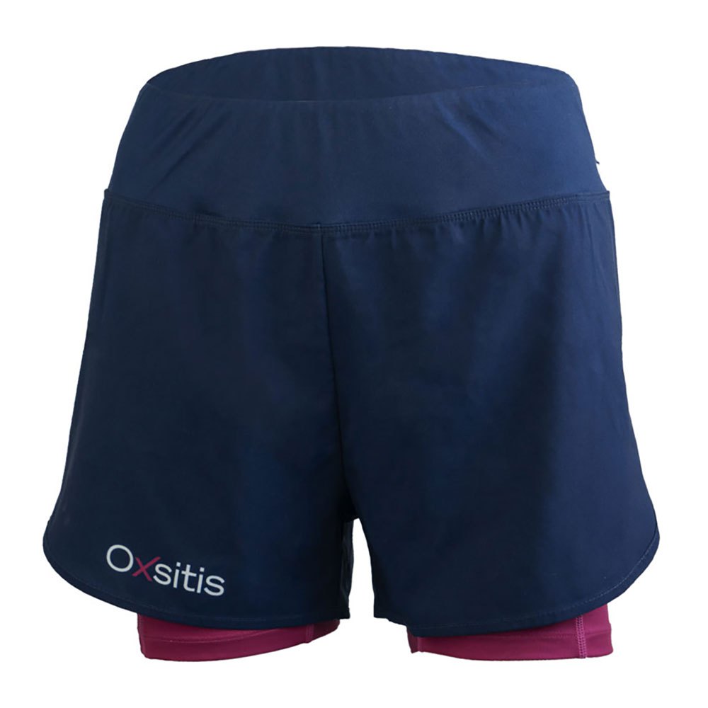 oxsitis 2 en 1 shorts bleu s femme