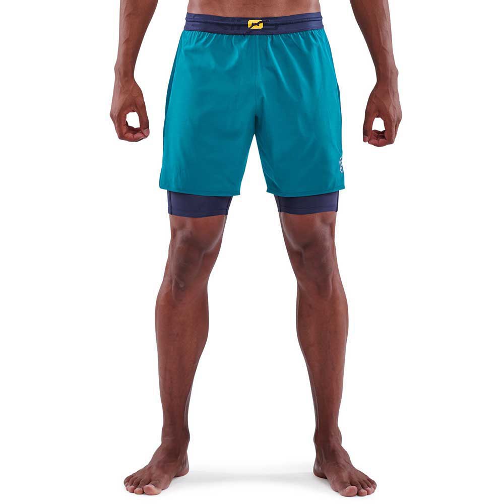 skins series-3 shorts bleu s homme