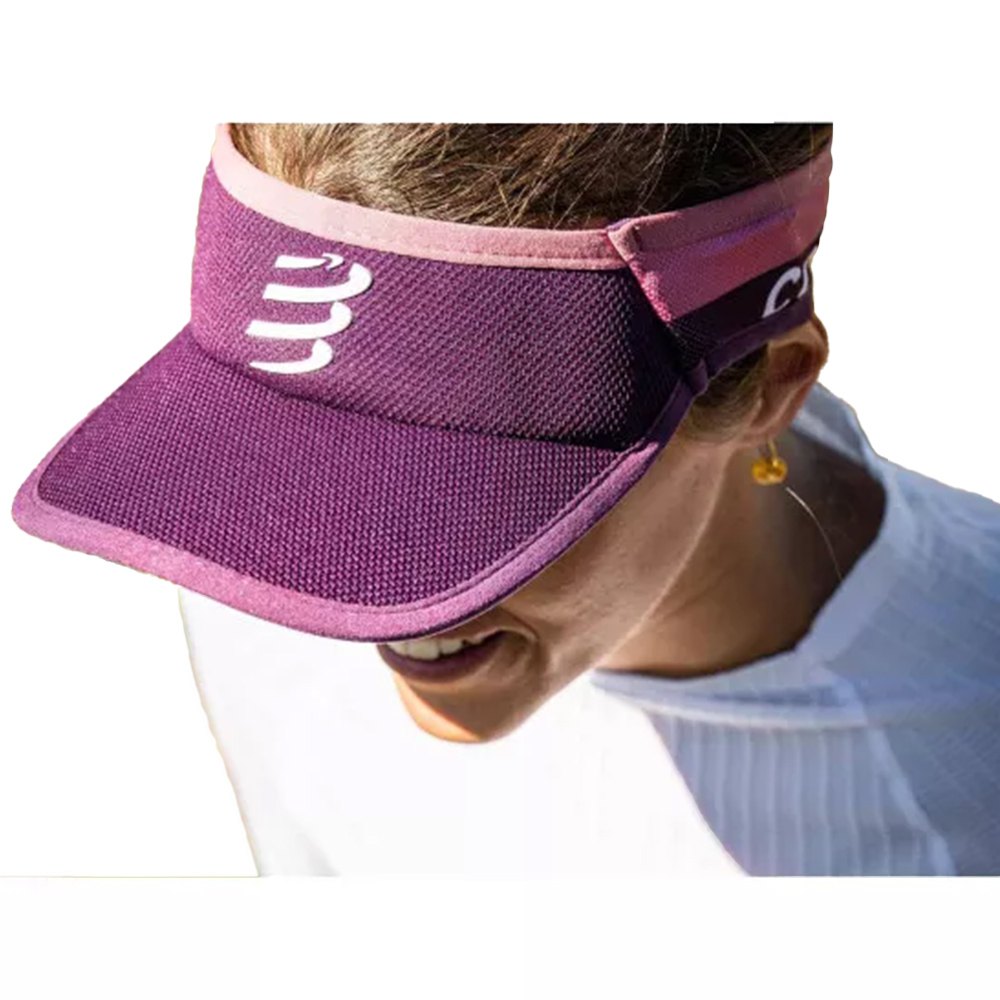 compressport ultralight visor violet  homme