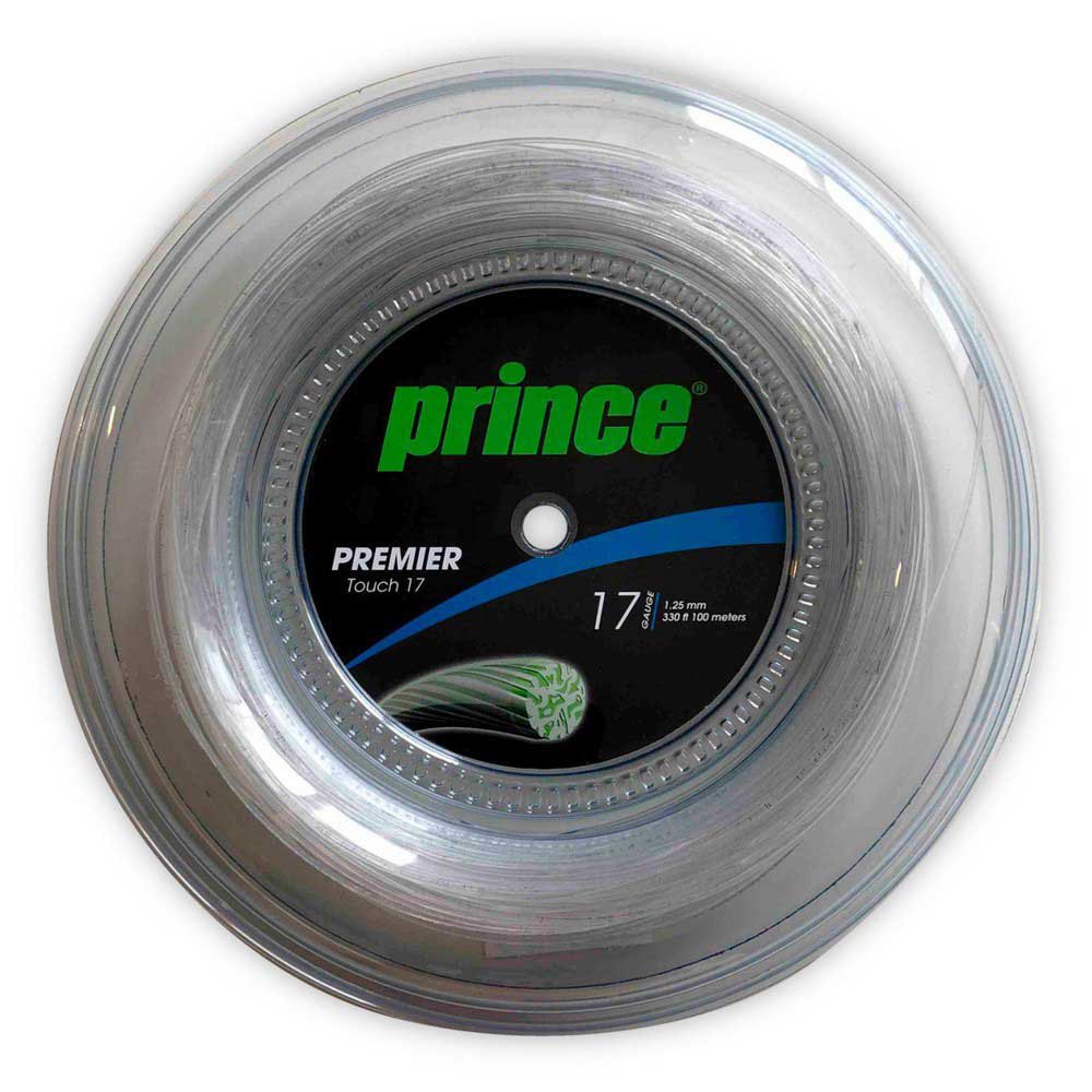 prince premier touch 100 m tennis reel string argenté 1.25 mm