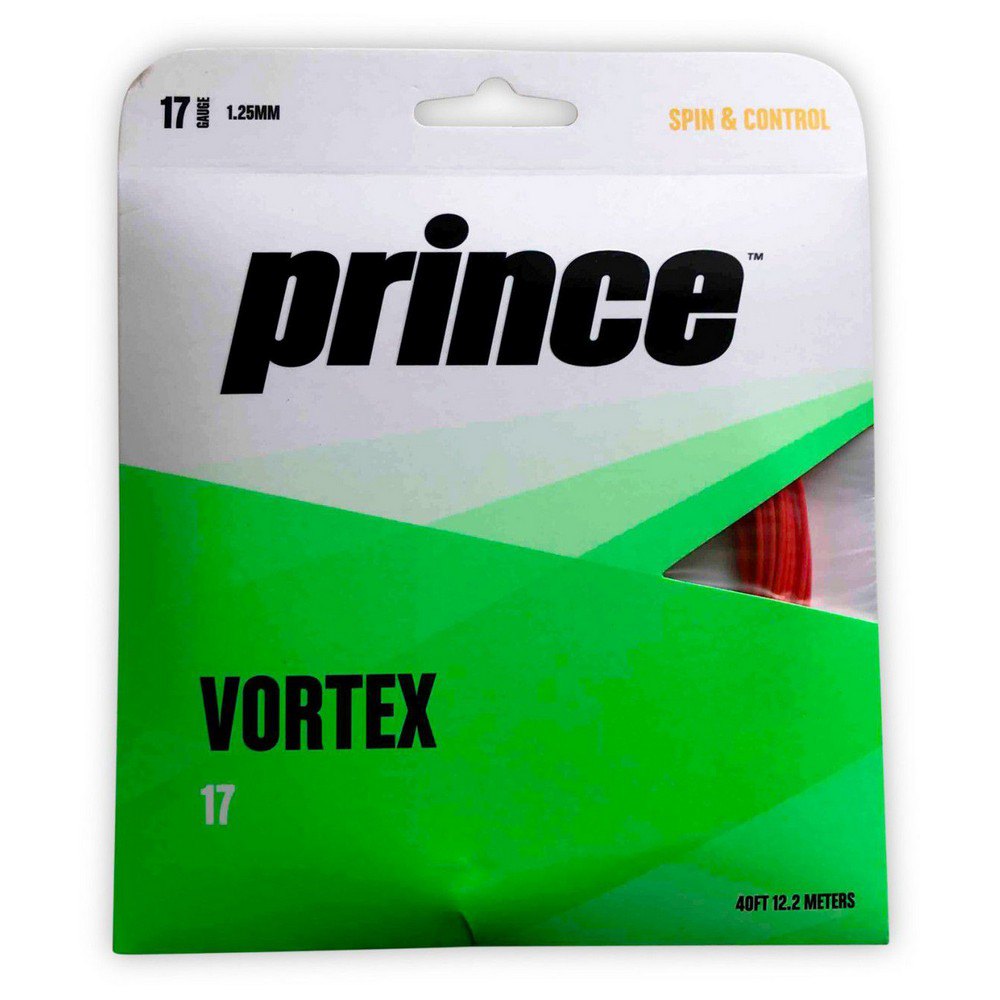 prince vortex 12.2 m tennis single string vert 1.25 mm