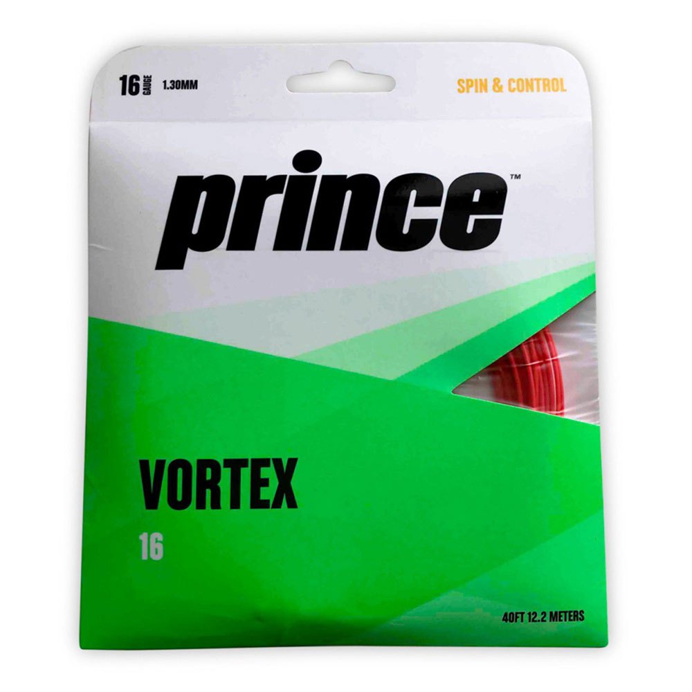 prince vortex 16 tennis single string rouge 1.30 mm