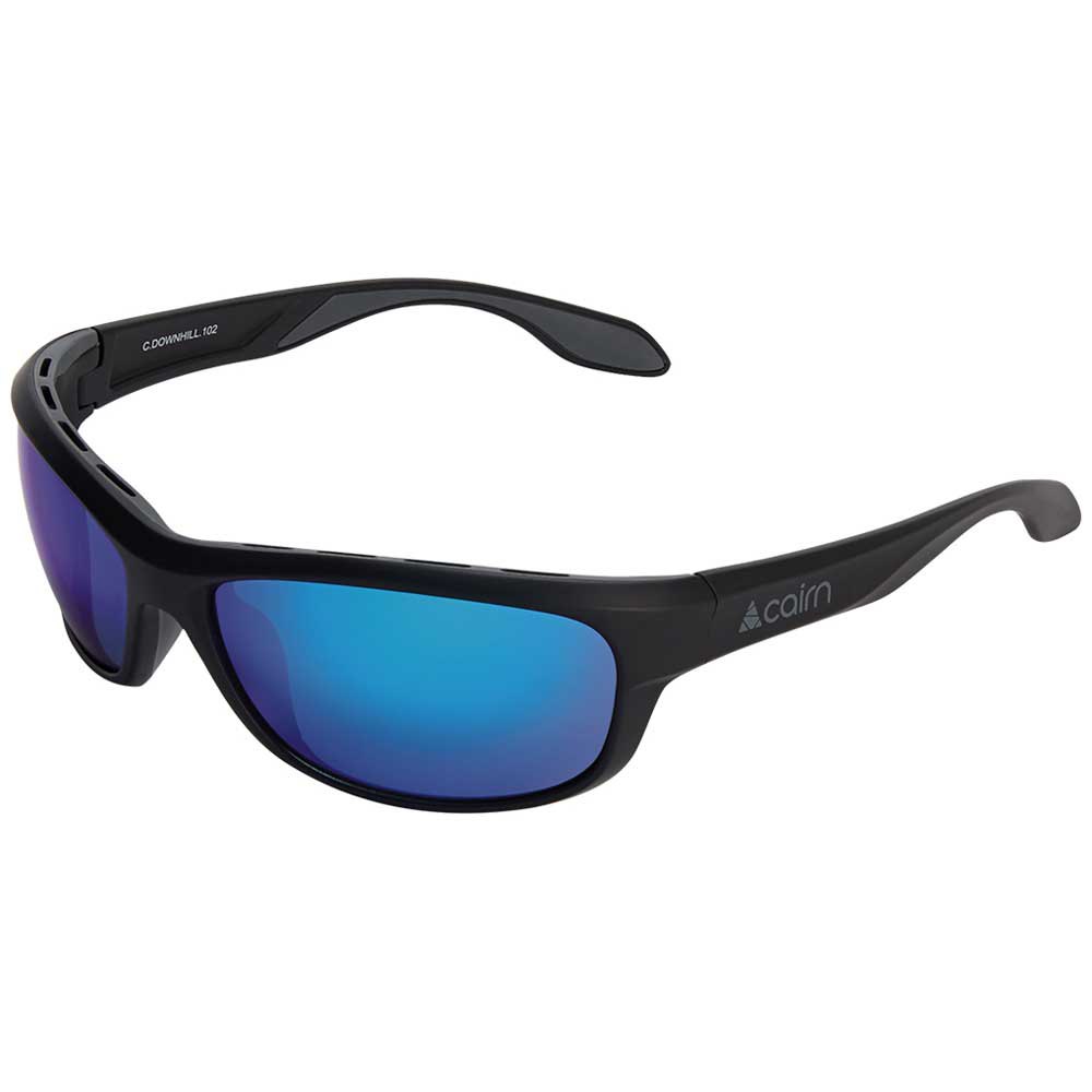 cairn downhill mirror sunglasses bleu,noir mirror/cat 3