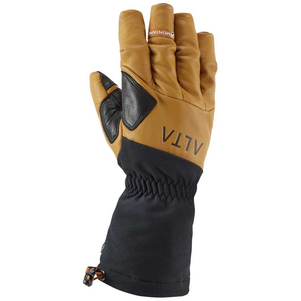 montane alpine mission goretex gloves orange,noir s homme