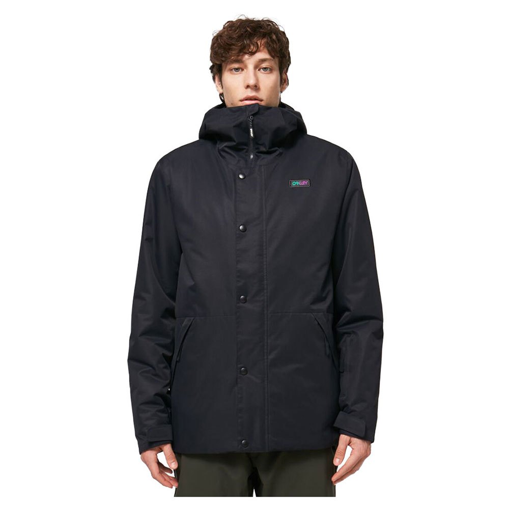 oakley apparel range recycled jacket noir xs homme