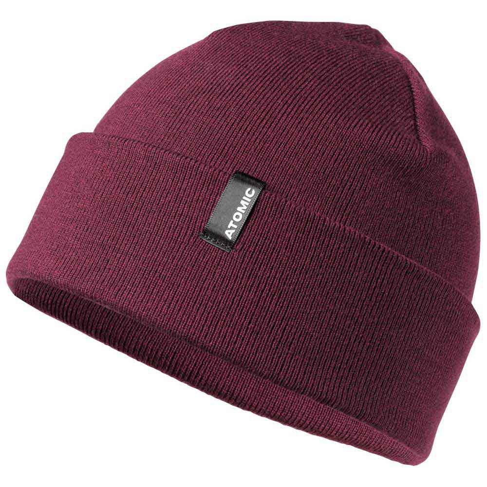 atomic alps rolled beanie violet  homme
