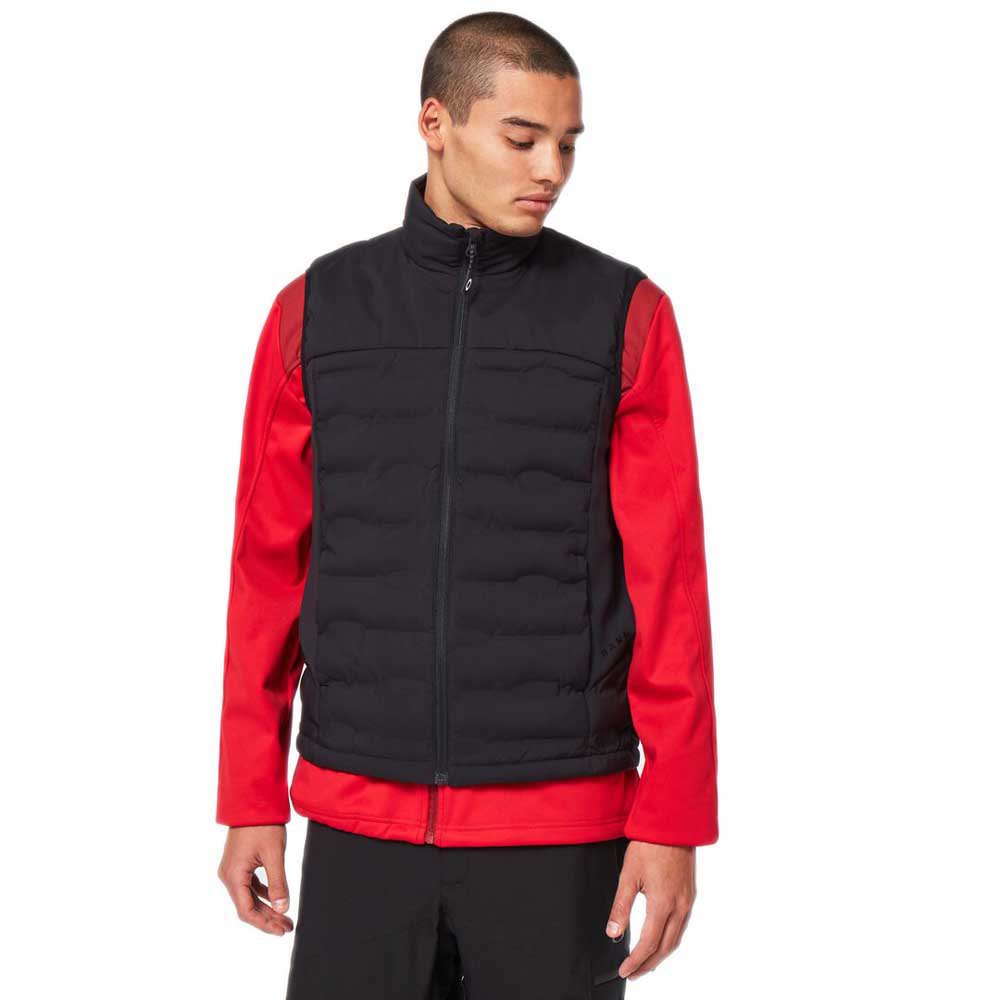oakley apparel ellipse rc quilted vest noir xs homme