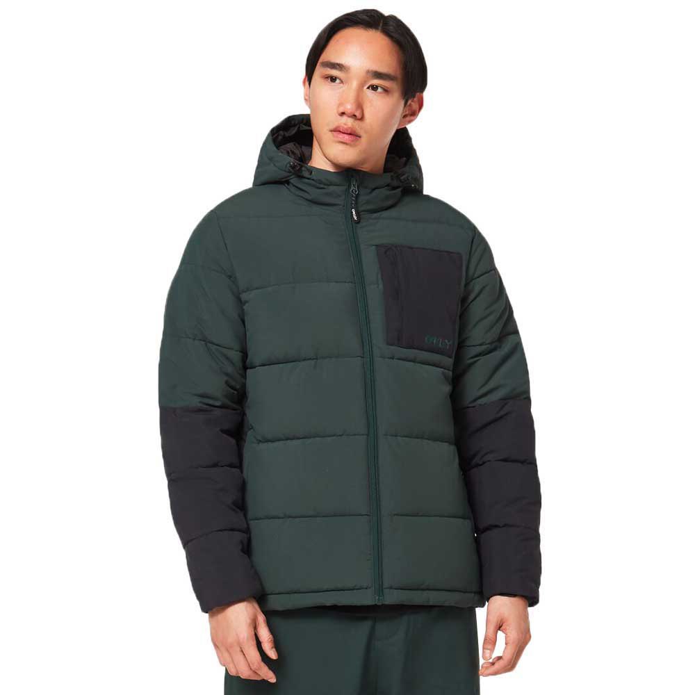 oakley apparel tahoe puffy rc jacket vert xs homme