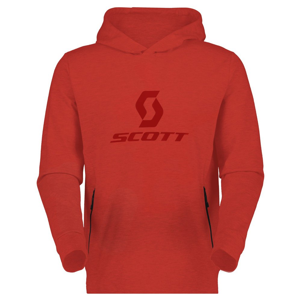 scott defined mid hoodie rouge s homme