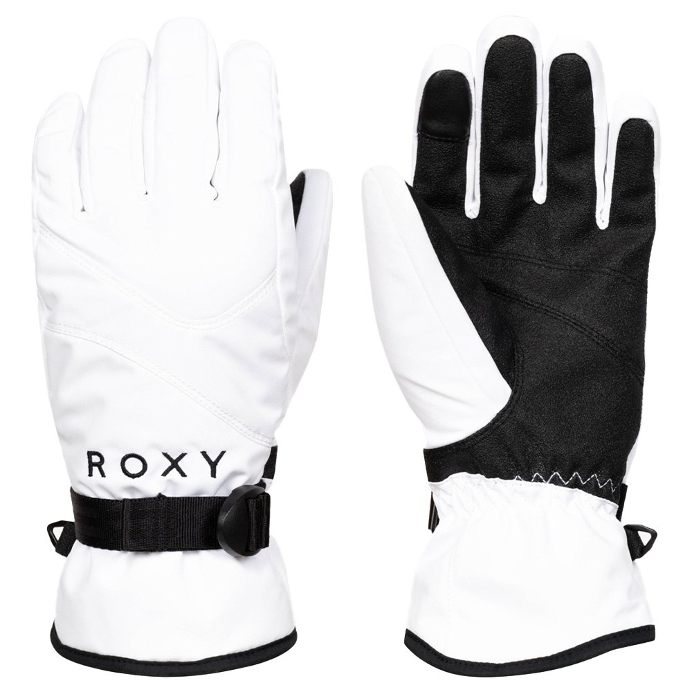 roxy jetty solid gloves blanc m femme