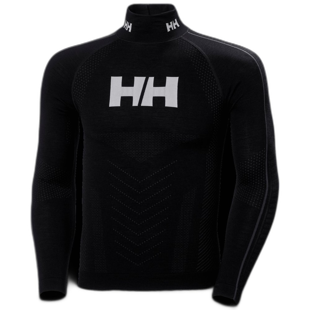 helly hansen h1 pro lifa merino race top sweatshirt noir xl homme