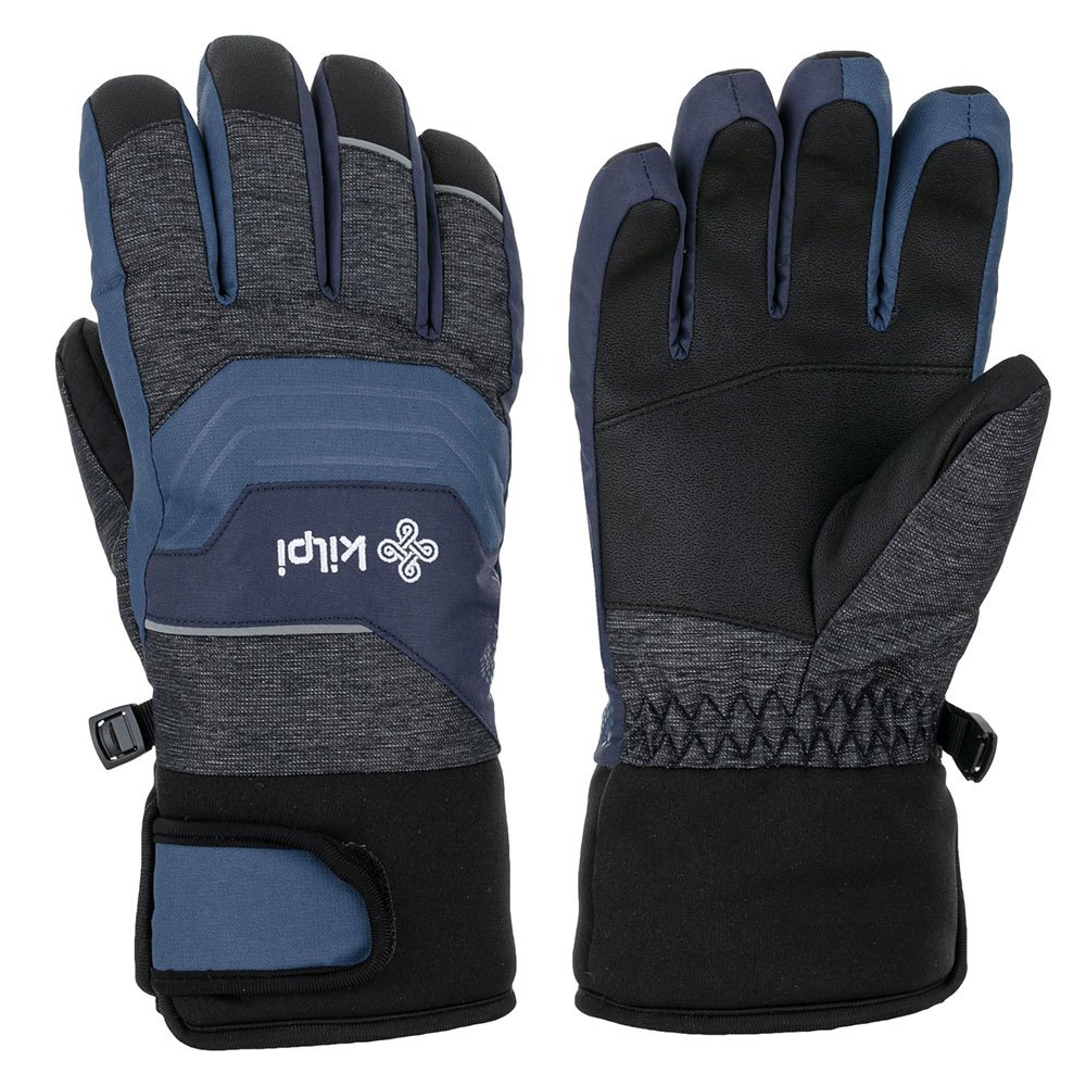 kilpi skimi junior gloves bleu,noir 7-10 years garçon