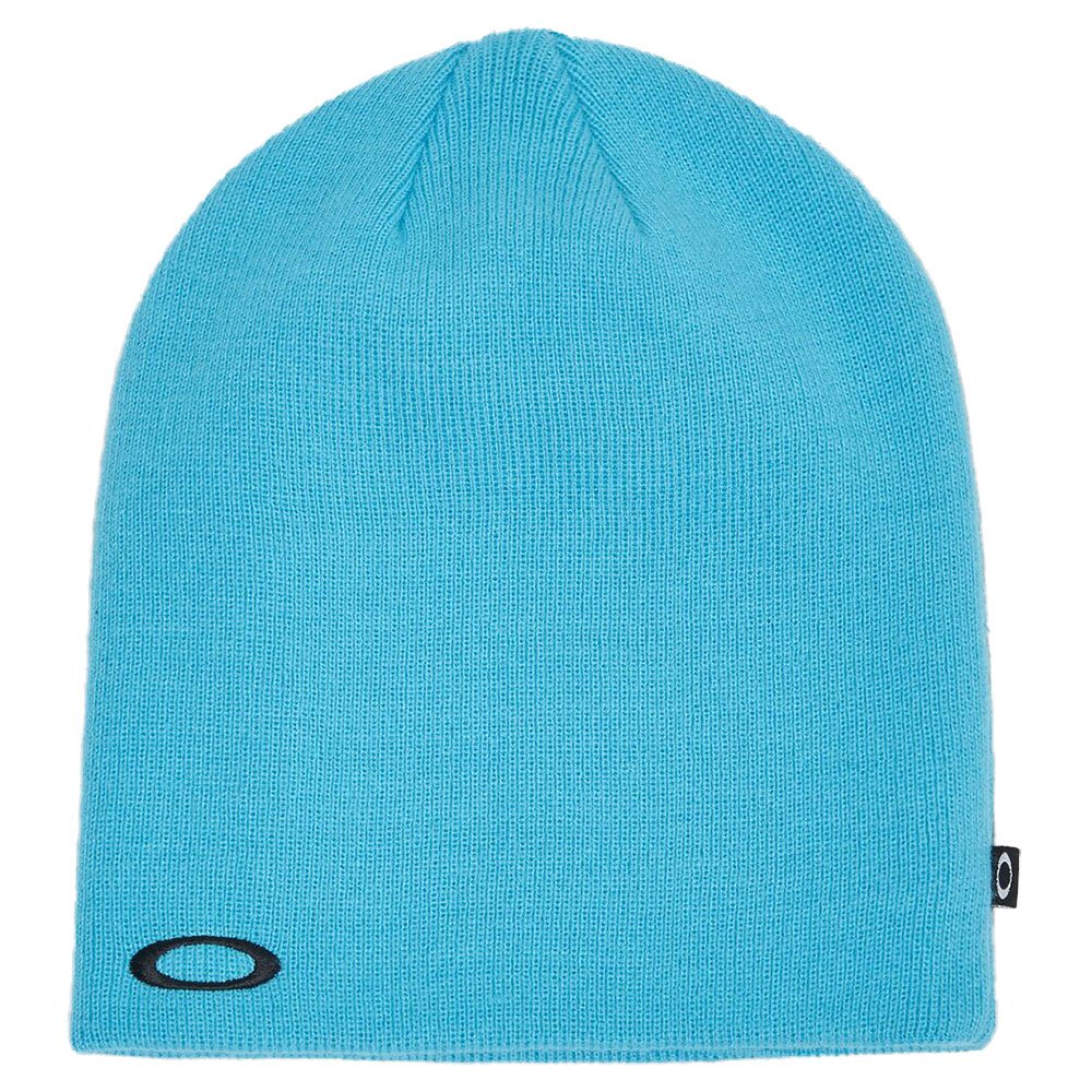 oakley apparel fine knit hat beanie bleu  homme