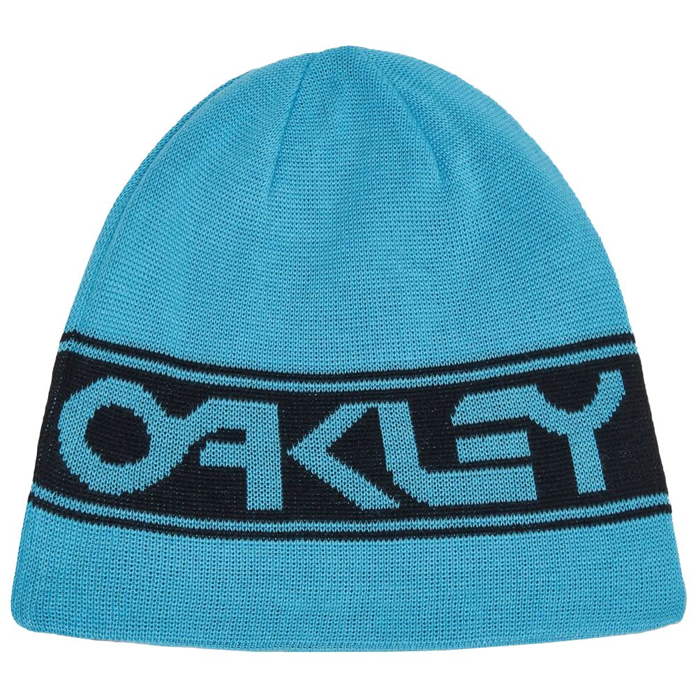 oakley apparel tnp reversible beanie bleu  homme