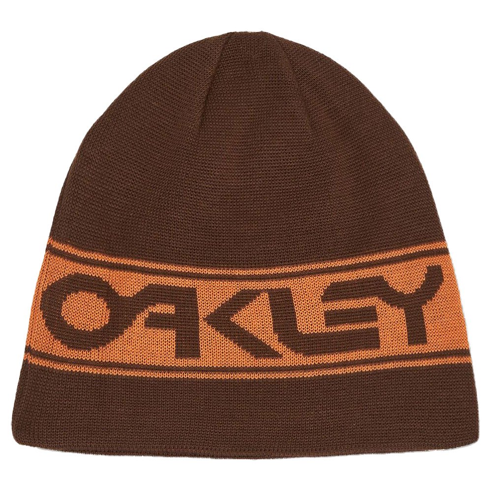 oakley apparel tnp reversible beanie marron  homme