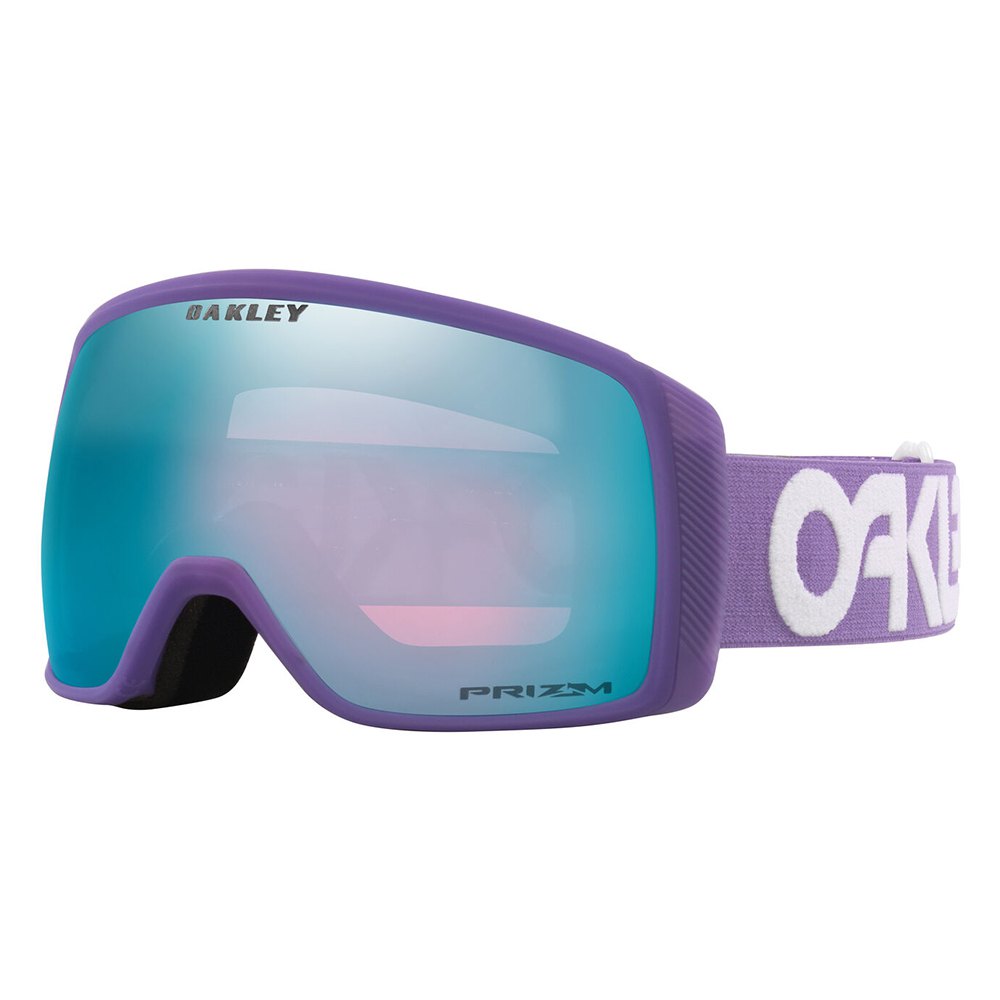 oakley flight tracker s prizm ski goggles violet prizm sapphire iridium/cat3