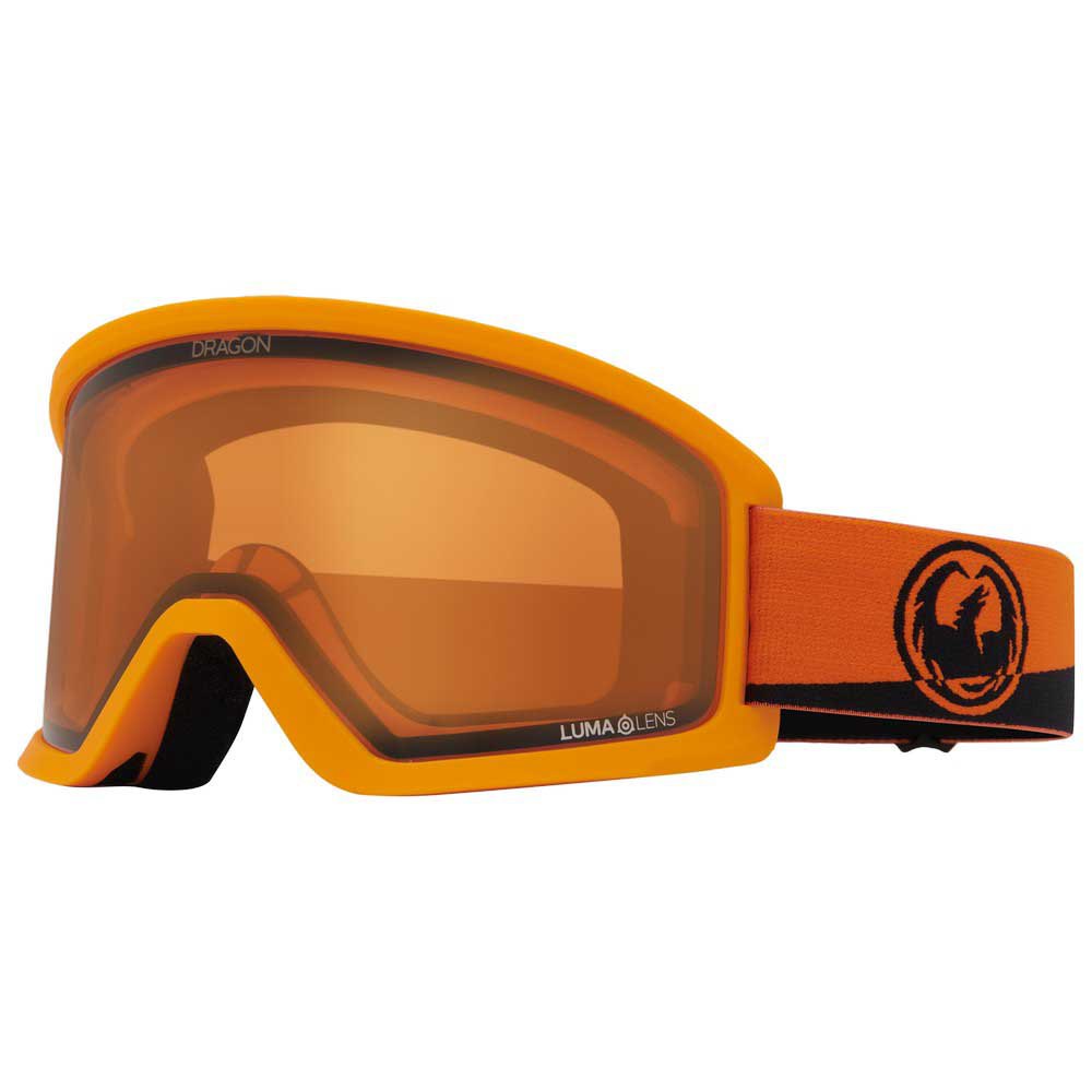 dragon alliance dr dx3 otg ski goggles orange lumalens amber/cat2