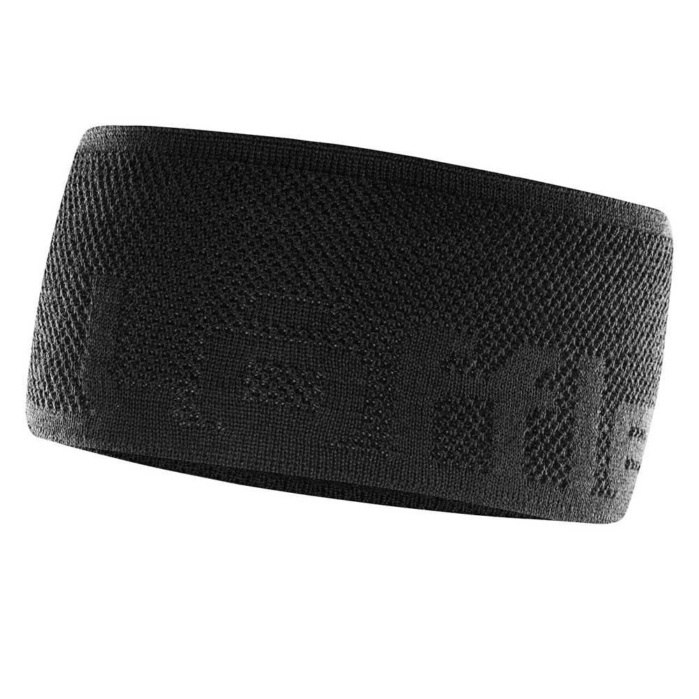 loeffler knitted logo headband noir  homme