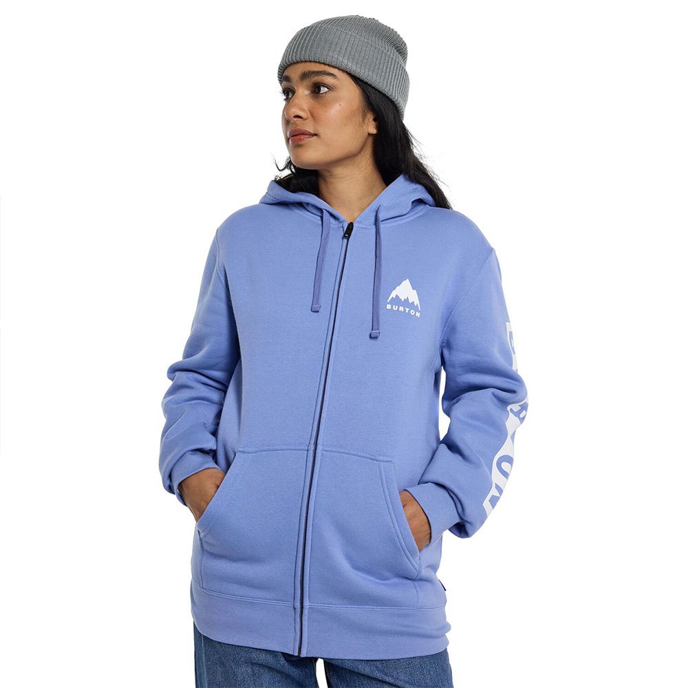 burton elite full zip sweatshirt bleu xl femme