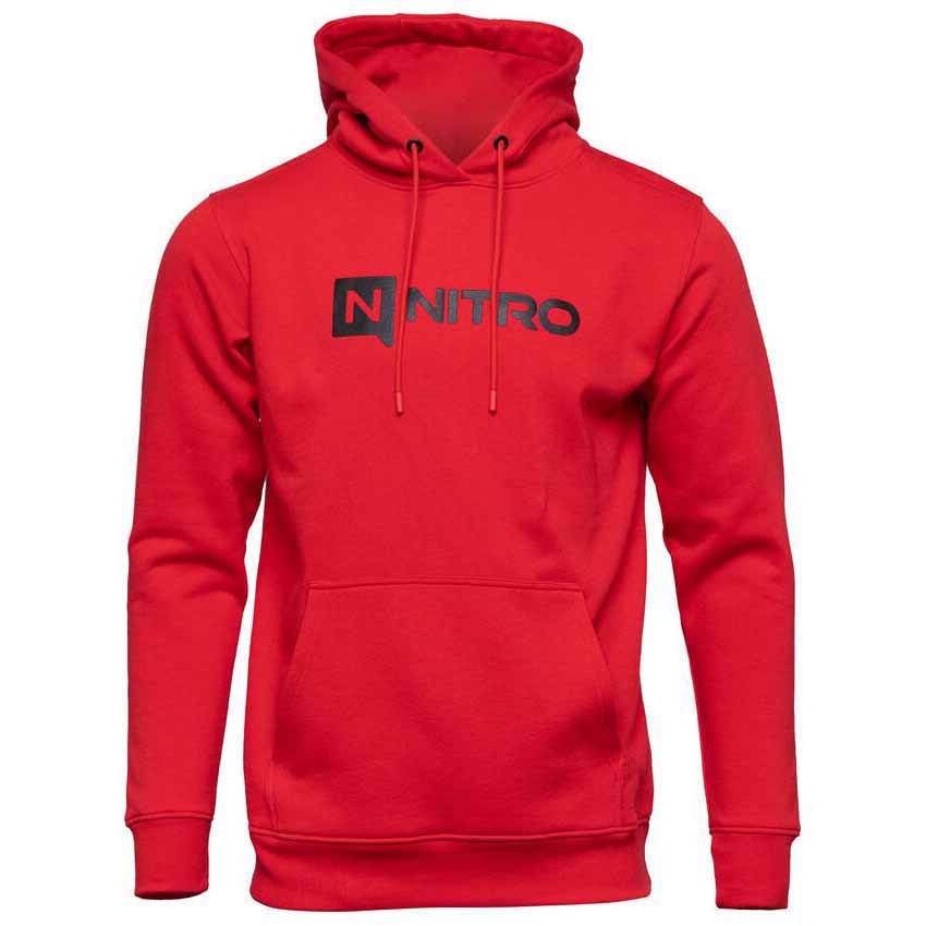 nitro logo hoodie rouge s homme
