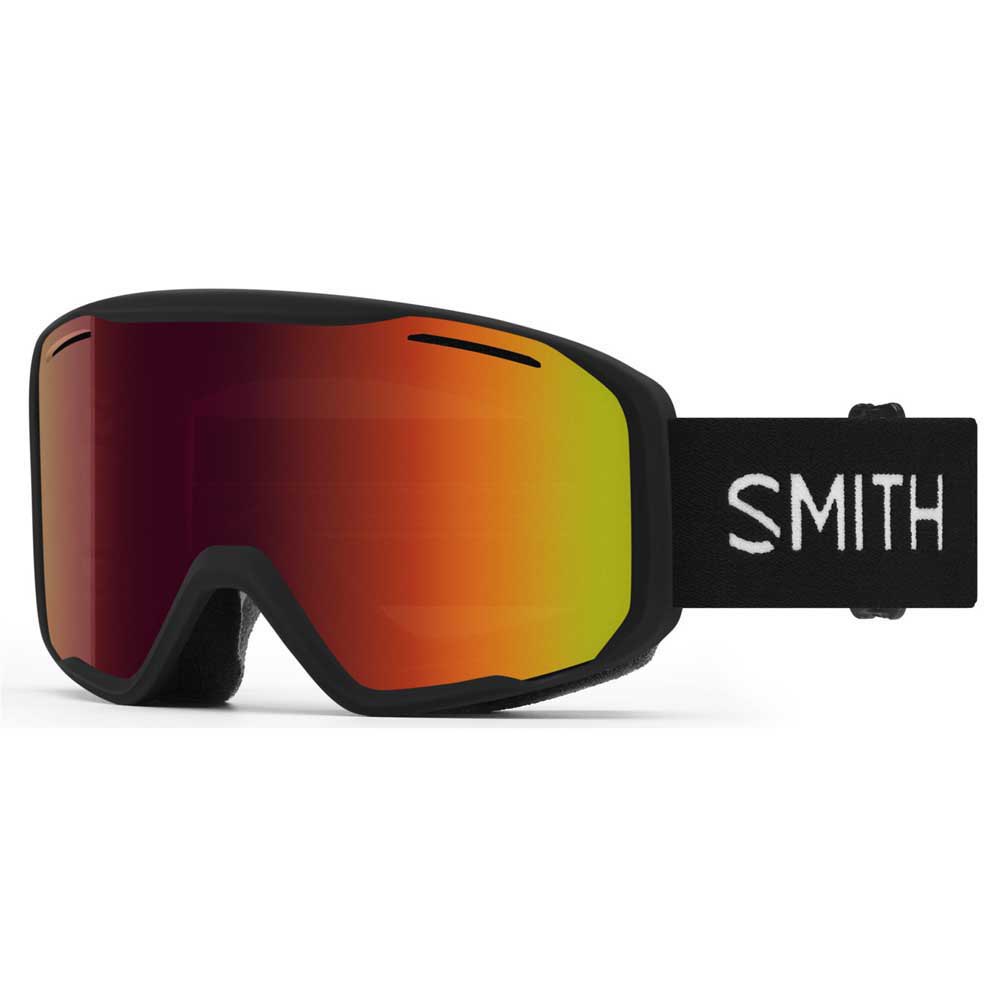 smith blazer ski goggles noir red solx mirror antifog/cat2