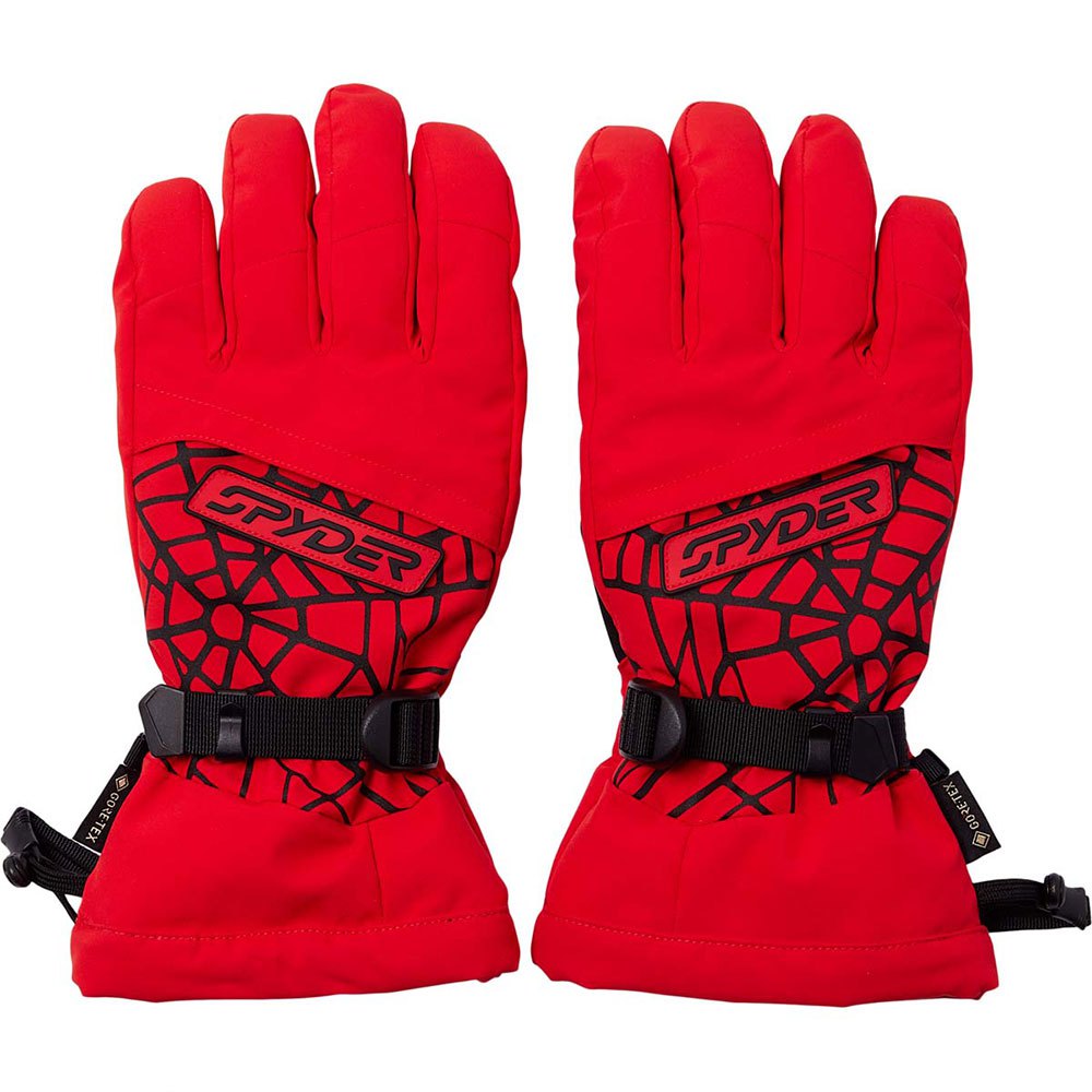 spyder overweb goretex gloves rouge l homme