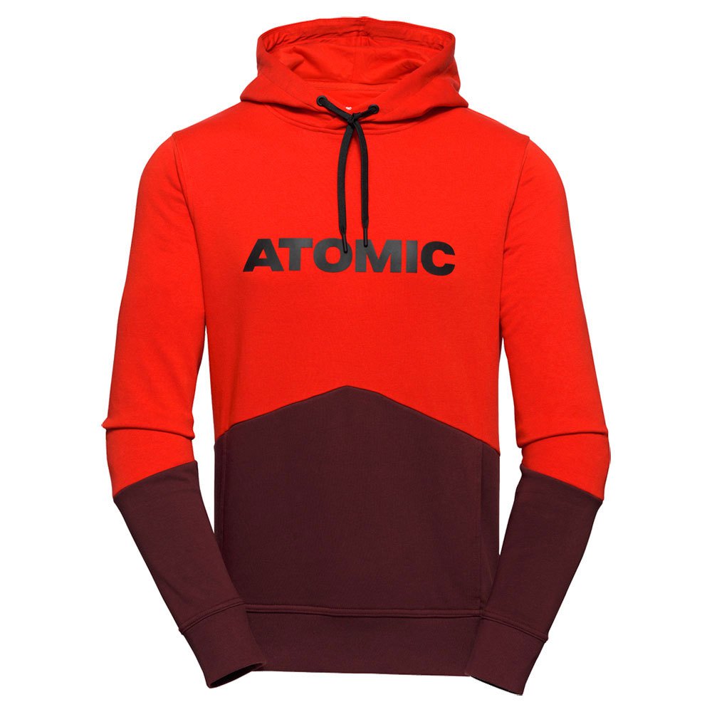 atomic rs hoodie orange s homme