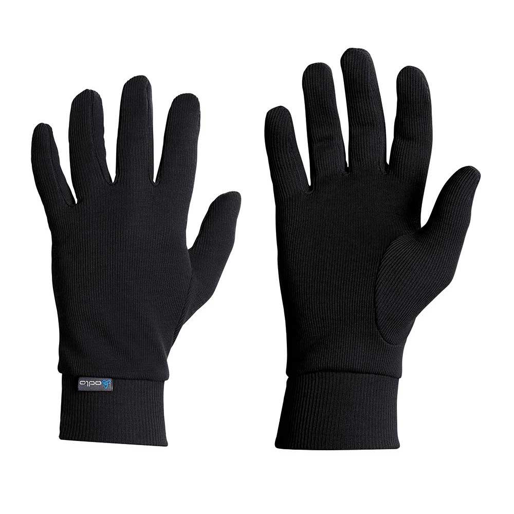 odlo warm gloves noir 6-7 years garçon